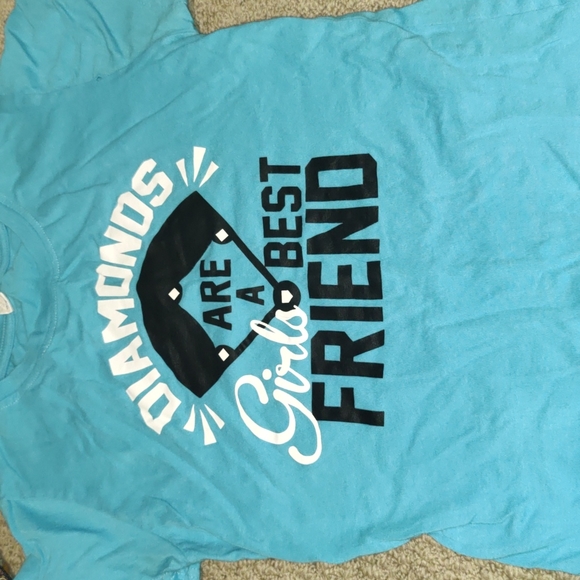 Live and Tell Other - Girls Softball/Baseball Tshirt Super Cute